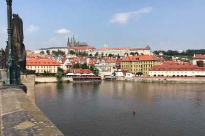 River view from the Charles Bridge